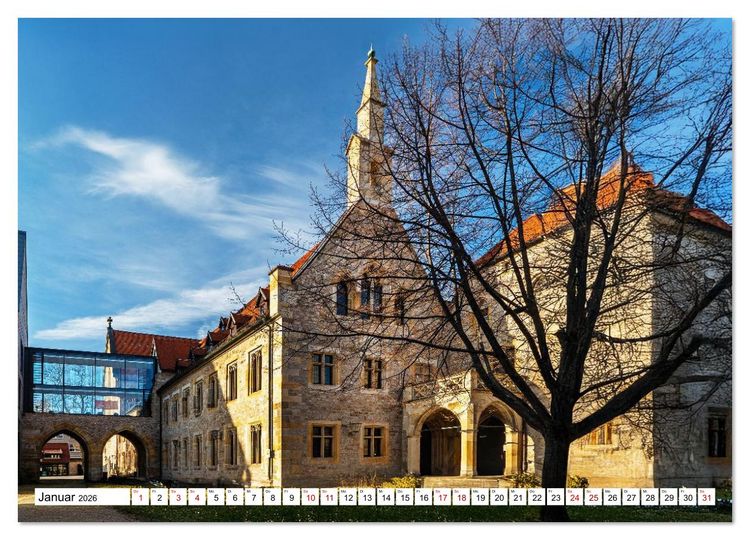 Produktbild: Romantisches Erfurt - Bilder einer Stadt voller Geschichte (Wandkalender 2026 DIN A2 quer), CALVENDO Monatskalender