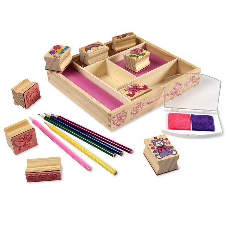 Produktbild: Freundschafts Holzstempelset