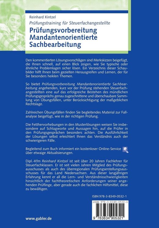 Produktbild: Pr&uuml;fungsvorbereitung Mandantenorientierte Sachbearbeitung
