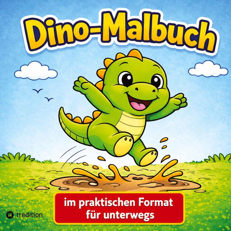 Produktbild: Malbuch Dinosaurier