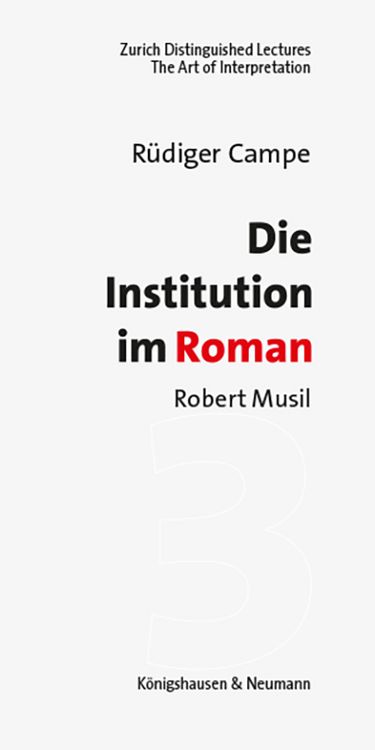 Produktbild: Die Institution im Roman