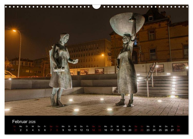 Produktbild: Pirmasens bei Nacht (Wandkalender 2026 DIN A3 quer), CALVENDO Monatskalender