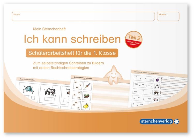 Produktbild: Ich kann schreiben Teil 2. Mein Sternchenheft für die 1. Klasse