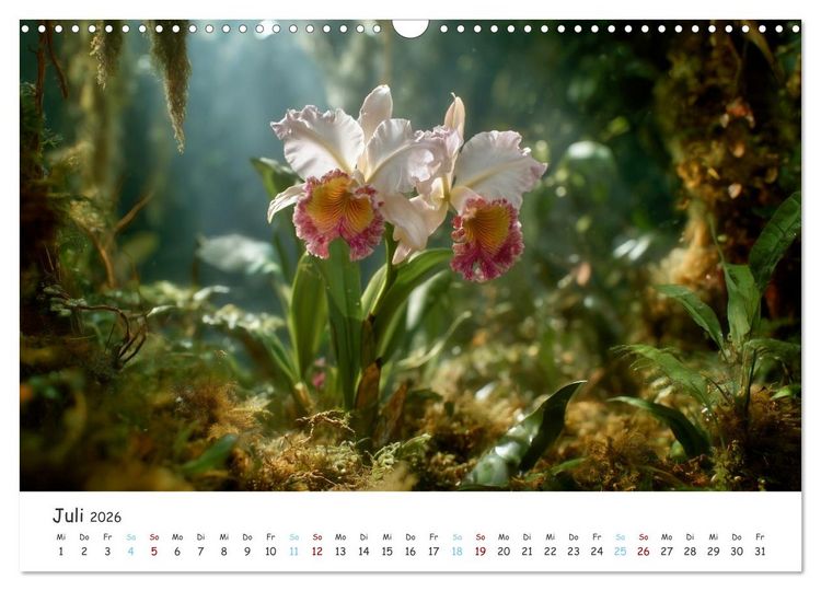 Produktbild: Im Schatten der Orchidee (Wandkalender 2026 DIN A3 quer), CALVENDO Monatskalender