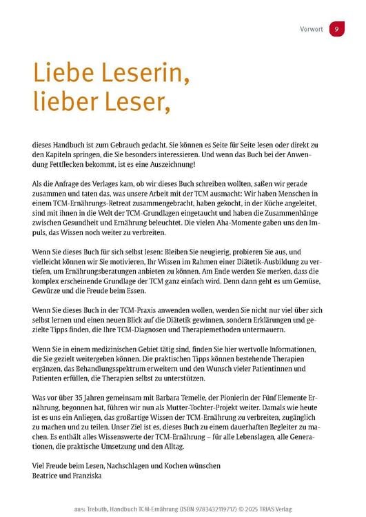 Produktbild: Handbuch TCM-Ern&auml;hrung