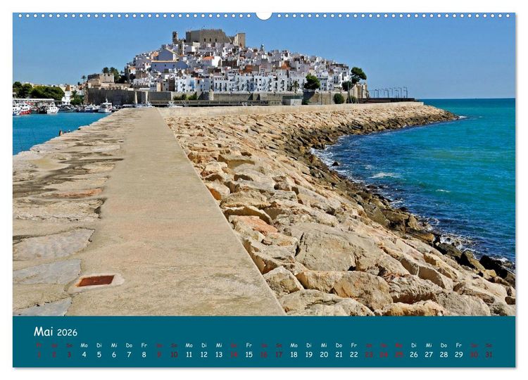 Produktbild: Peniscola - Gelebte Geschichte (Wandkalender 2026 DIN A2 quer), CALVENDO Monatskalender