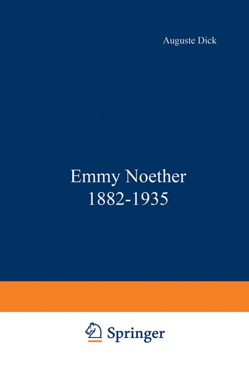 Produktbild: Emmy Noether 1882&ndash;1935