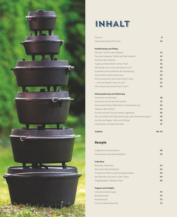 Produktbild: Das gro&szlig;e Dutch Oven Buch