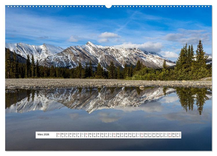 Produktbild: Die Kanadischen Rocky Mountains (hochwertiger Premium Wandkalender 2026 DIN A2 quer), Kunstdruck in Hochglanz
