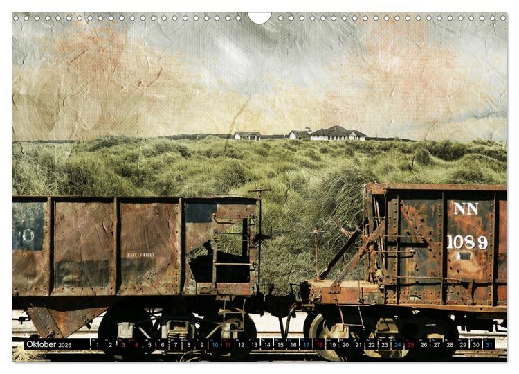 Produktbild: EISENBAHN - Dampf, Diesel und Strom (Wandkalender 2026 DIN A3 quer), CALVENDO Monatskalender