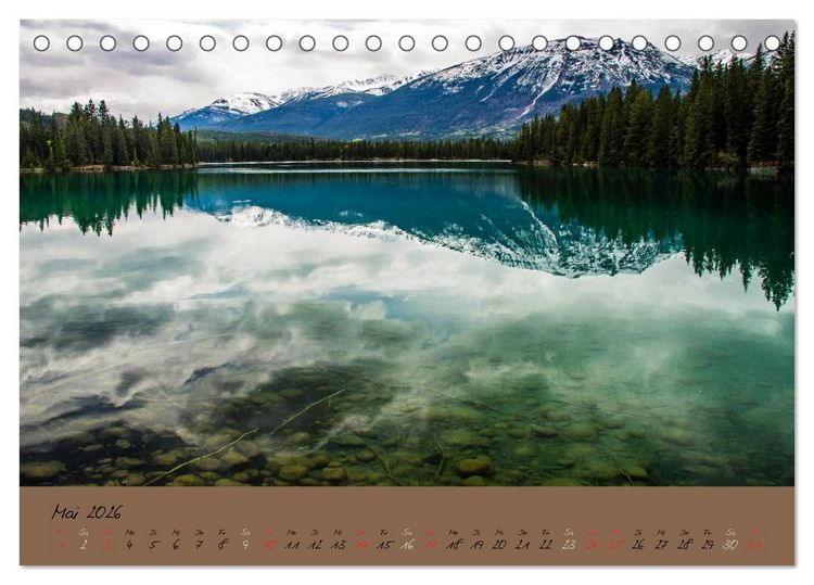 Produktbild: Fernweh nach Westkanada (Tischkalender 2026 DIN A5 quer), CALVENDO Monatskalender