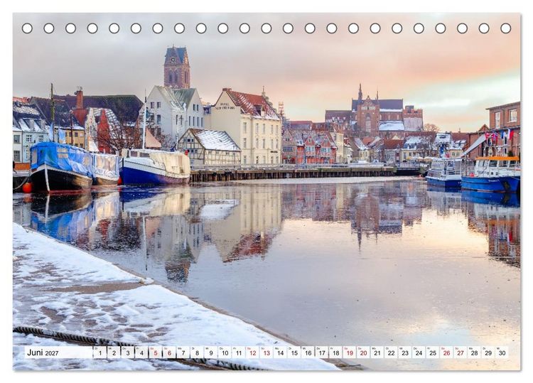Produktbild: Die Ostsee im Winter (Tischkalender 2027 DIN A5 quer), CALVENDO Monatskalender