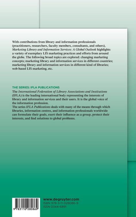 Produktbild: Marketing Library and Information Services II