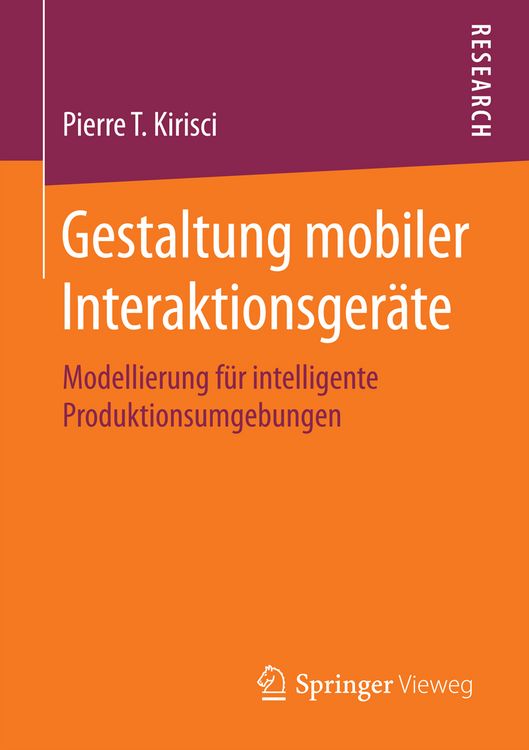 Produktbild: Gestaltung mobiler Interaktionsger&auml;te