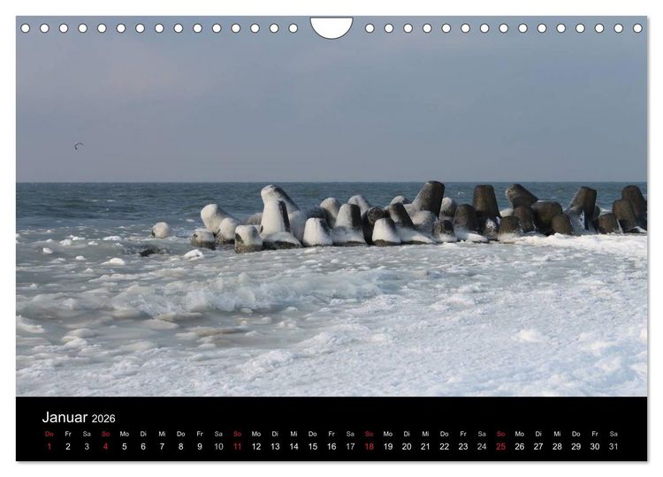 Produktbild: Sylt 2026 (Wandkalender 2026 DIN A4 quer), CALVENDO Monatskalender