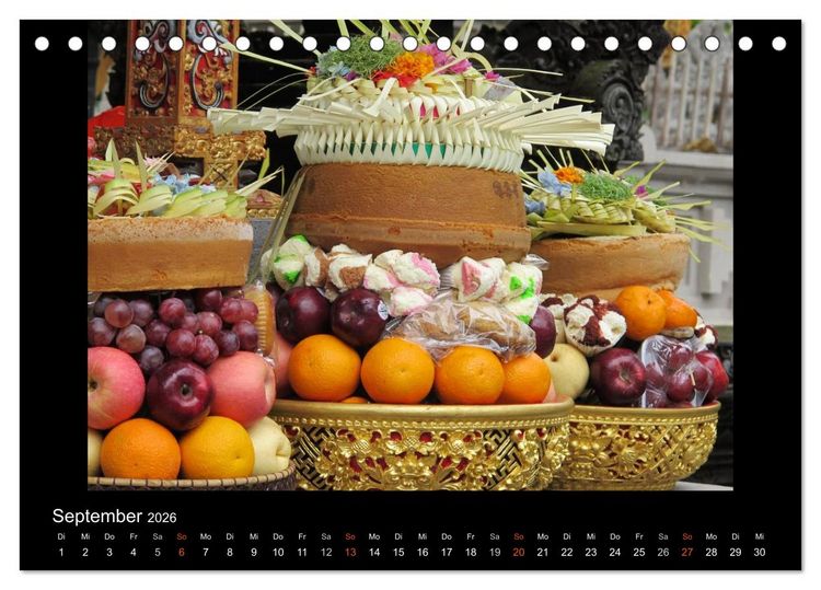 Produktbild: Bali (Tischkalender 2026 DIN A5 quer), CALVENDO Monatskalender