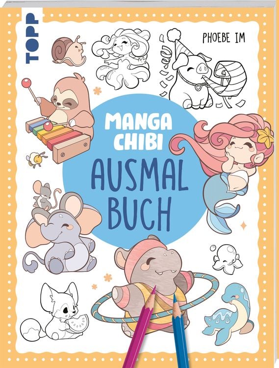 Bild vom Artikel Manga Chibi Ausmalbuch vom Autor Phoebe Im