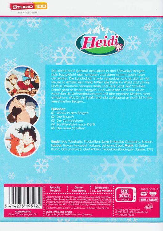Produktbild: Heidi - Winter in den Bergen