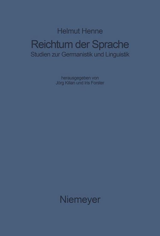 Produktbild: Reichtum der Sprache