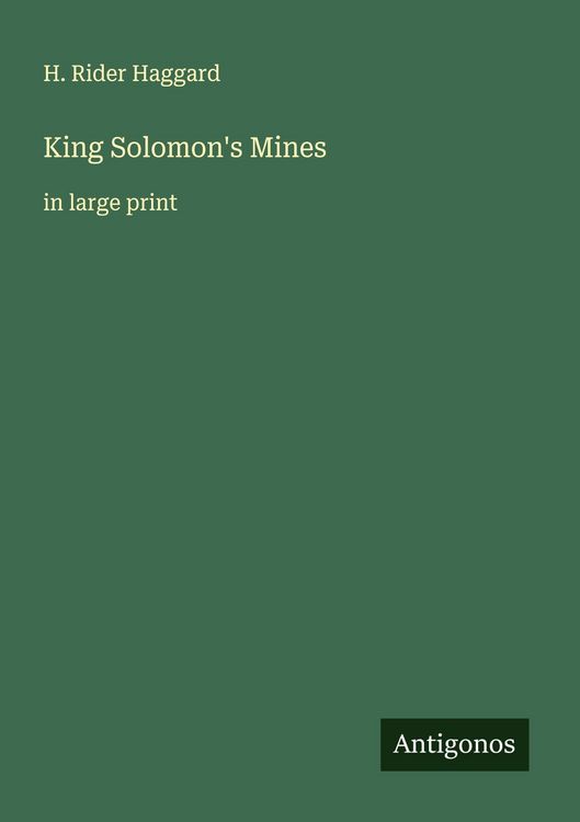 Produktbild: King Solomon's Mines