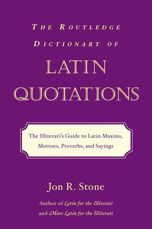 Produktbild: The Routledge Dictionary of Latin Quotations