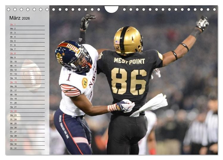 Produktbild: Sport. American Football (Wandkalender 2026 DIN A4 quer), CALVENDO Monatskalender