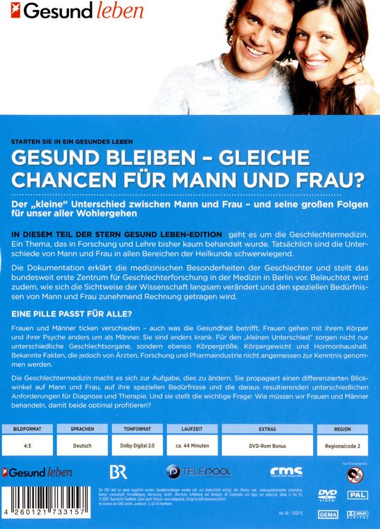 Produktbild: Gesund leben 15 - Gesund bleiben - gleiche Chancen f&uuml;r Mann und Frau?