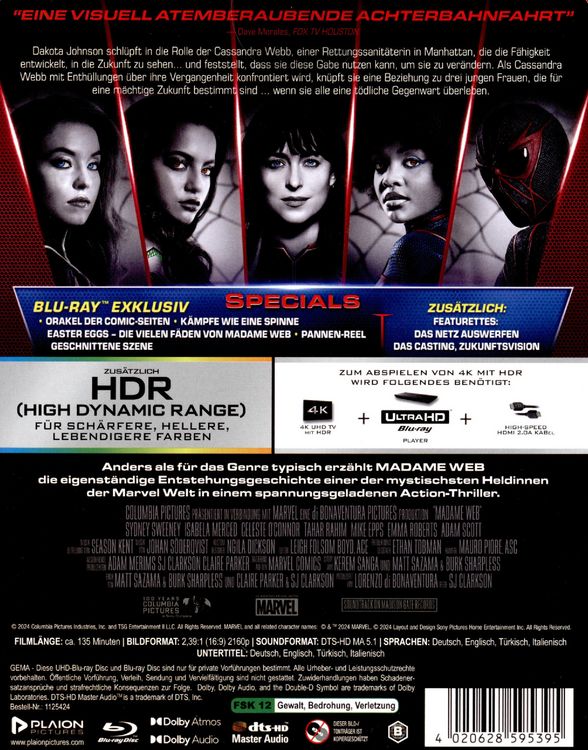 Produktbild: Madame Web (4K Ultra HD) (+ Blu-ray)
