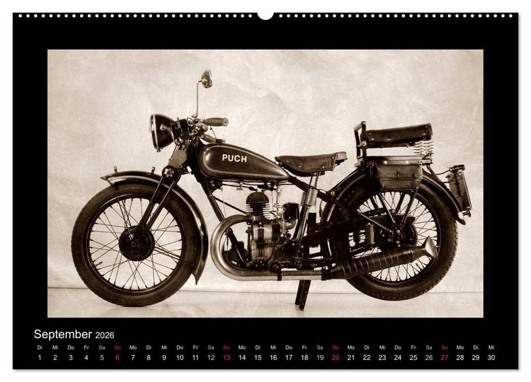 Produktbild: Motorrad Oldtimer aus &Ouml;sterreich (hochwertiger Premium Wandkalender 2026 DIN A2 quer), Kunstdruck in Hochglanz