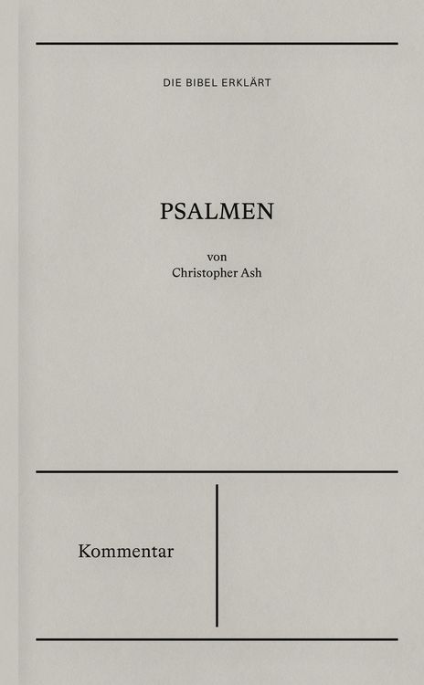 Produktbild: Psalmen - Kommentar