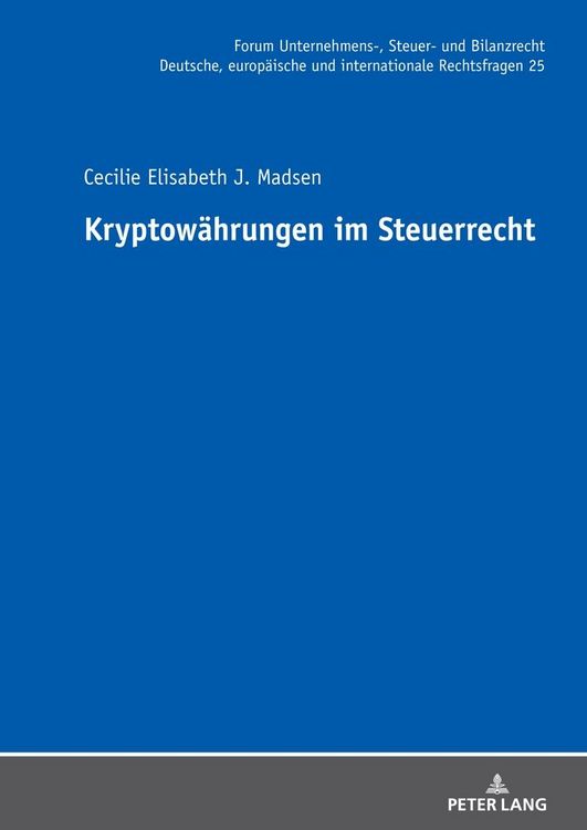 Produktbild: Kryptow&auml;hrungen im Steuerrecht