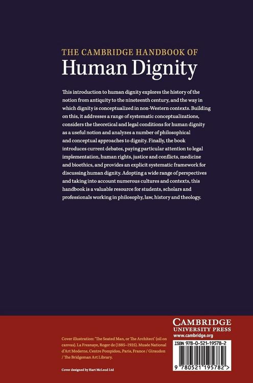 Produktbild: The Cambridge Handbook of Human Dignity