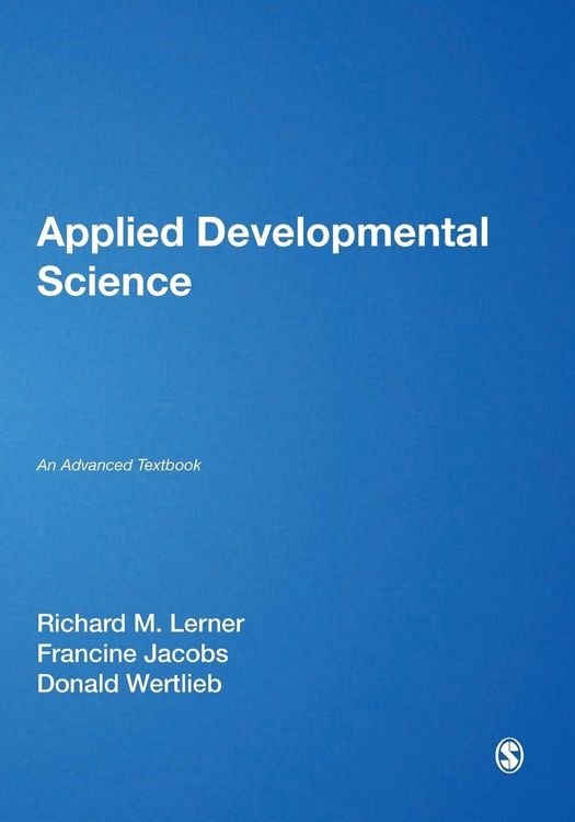 Produktbild: Applied Developmental ScienceAn Advanced Textbook