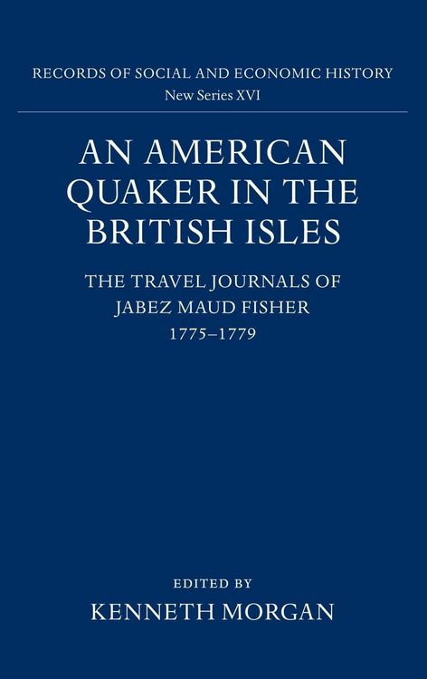 Produktbild: An American Quaker in the British Isles