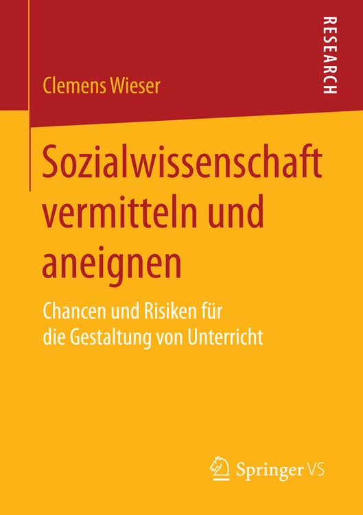 Produktbild: Sozialwissenschaft vermitteln und aneignen