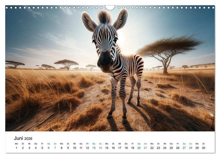 Produktbild: Baby-Tiere (Wandkalender 2026 DIN A3 quer), CALVENDO Monatskalender