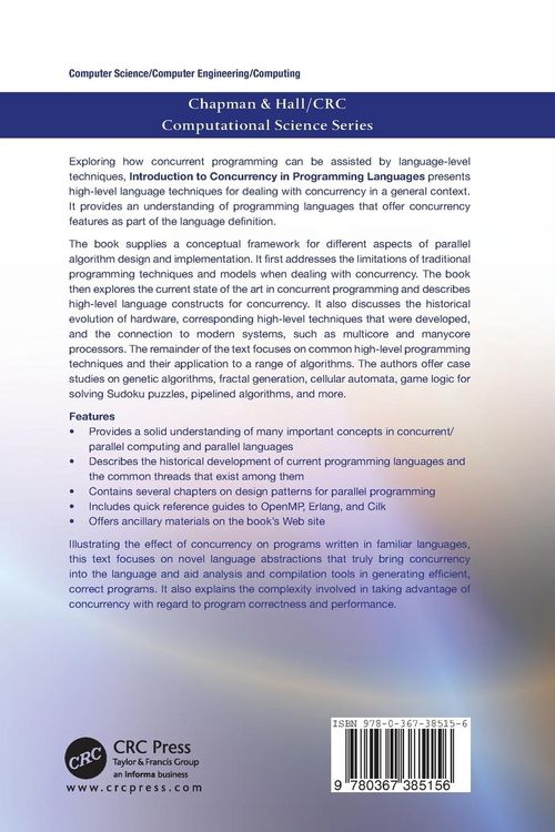 Produktbild: Introduction to Concurrency in Programming Languages