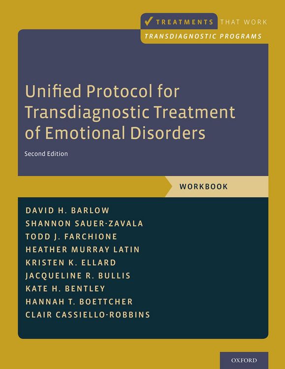 Produktbild: Unified Protocol for Transdiagnostic Treatment of Emotional Disorders