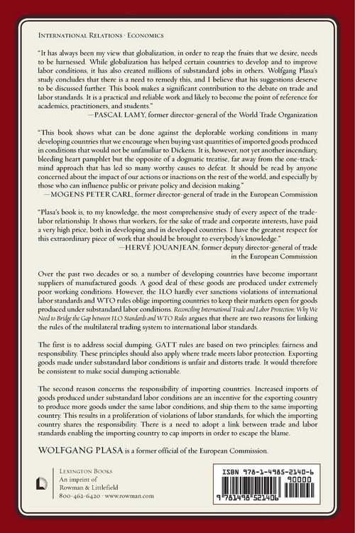 Produktbild: Reconciling International Trade and Labor Protection