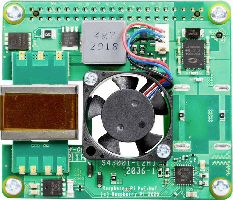 Produktbild: Raspberry Pi&reg; PoE+ Hat 3 B+, 4 B