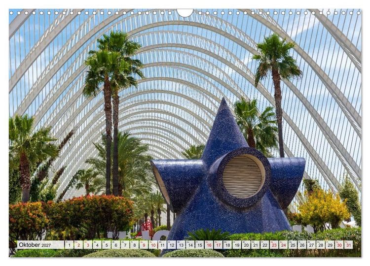 Produktbild: Valencia - Stadt der K&uuml;nste und der Wissenschaft (Wandkalender 2027 DIN A3 quer), CALVENDO Monatskalender