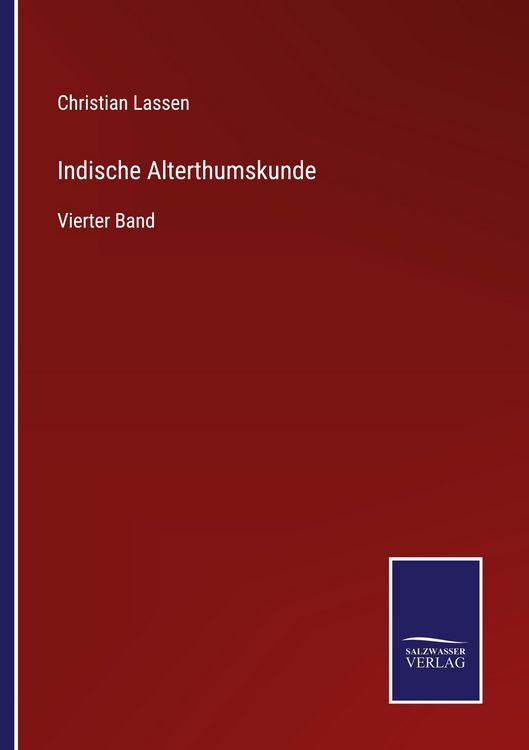 Produktbild: Indische Alterthumskunde