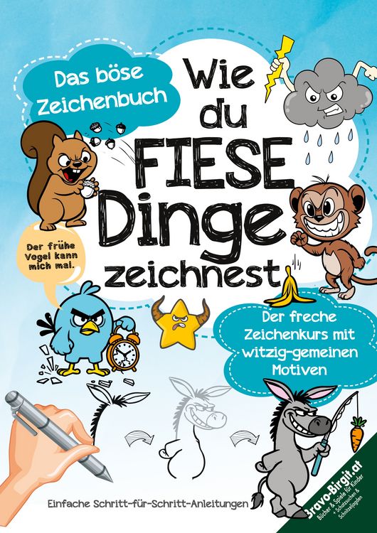 Produktbild: Wie du fiese Dinge zeichnest &ndash; Das kleine b&ouml;se Zeichenbuch