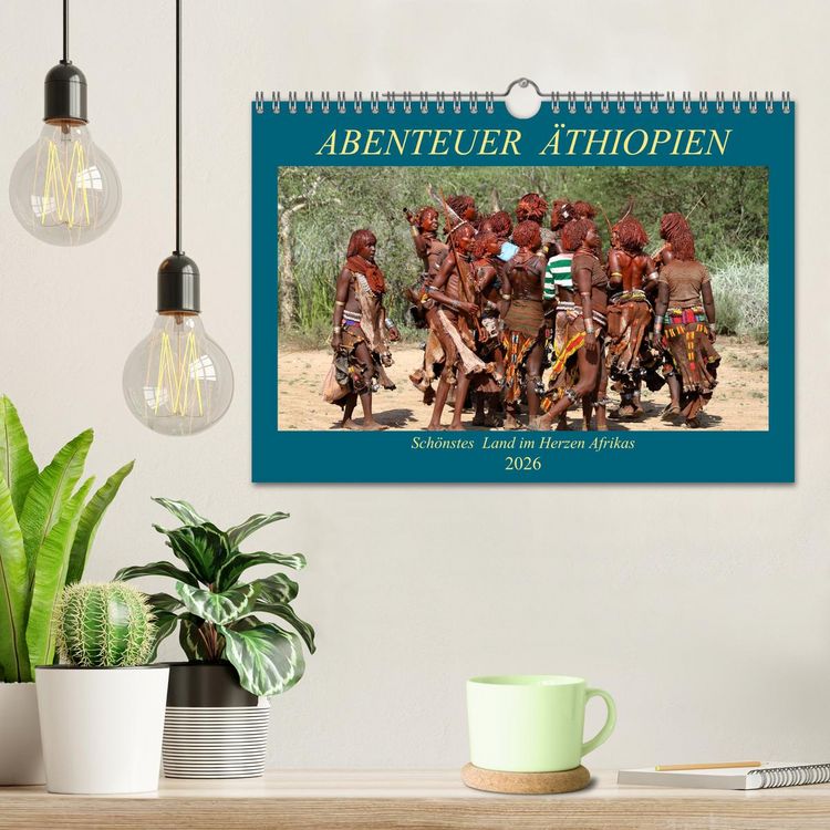 Produktbild: Abenteuer &Auml;thiopien (Wandkalender 2026 DIN A4 quer), CALVENDO Monatskalender