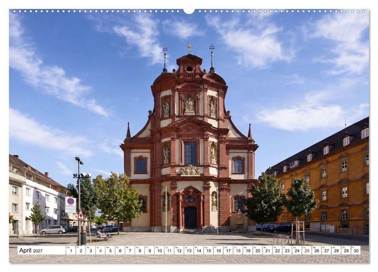 Produktbild: W&uuml;rzburg Idylle am Main (hochwertiger Premium Wandkalender 2027 DIN A2 quer), Kunstdruck in Hochglanz
