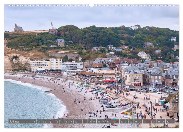 Produktbild: Traumreisen Normandie (hochwertiger Premium Wandkalender 2026 DIN A2 quer), Kunstdruck in Hochglanz