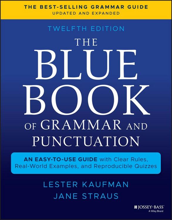 Produktbild: The Blue Book of Grammar and Punctuation