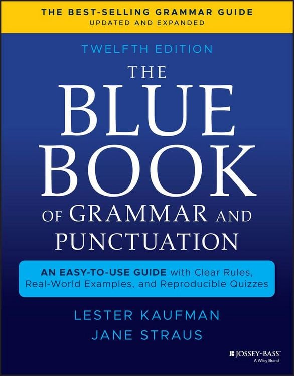 Produktbild: The Blue Book of Grammar and Punctuation