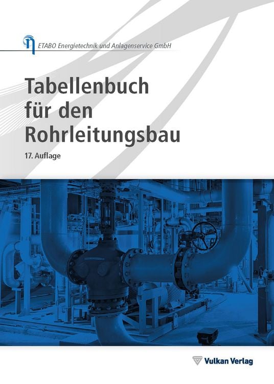 Produktbild: Tabellenbuch f&uuml;r den Rohrleitungsbau