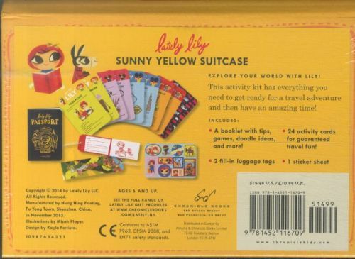 Produktbild: Lately Lily Sunny Yellow Suitcase